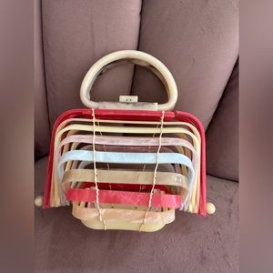 Cult Gaia Lilleth Clutch Bag In Rainbow